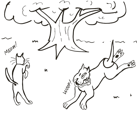 Uranus Chases Pussy Cats